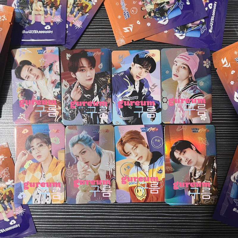 [READY] STRAYKIDS X ULTRAMILK X CGV SPECIAL UNIT POSTCARD PHOTOCARD PC