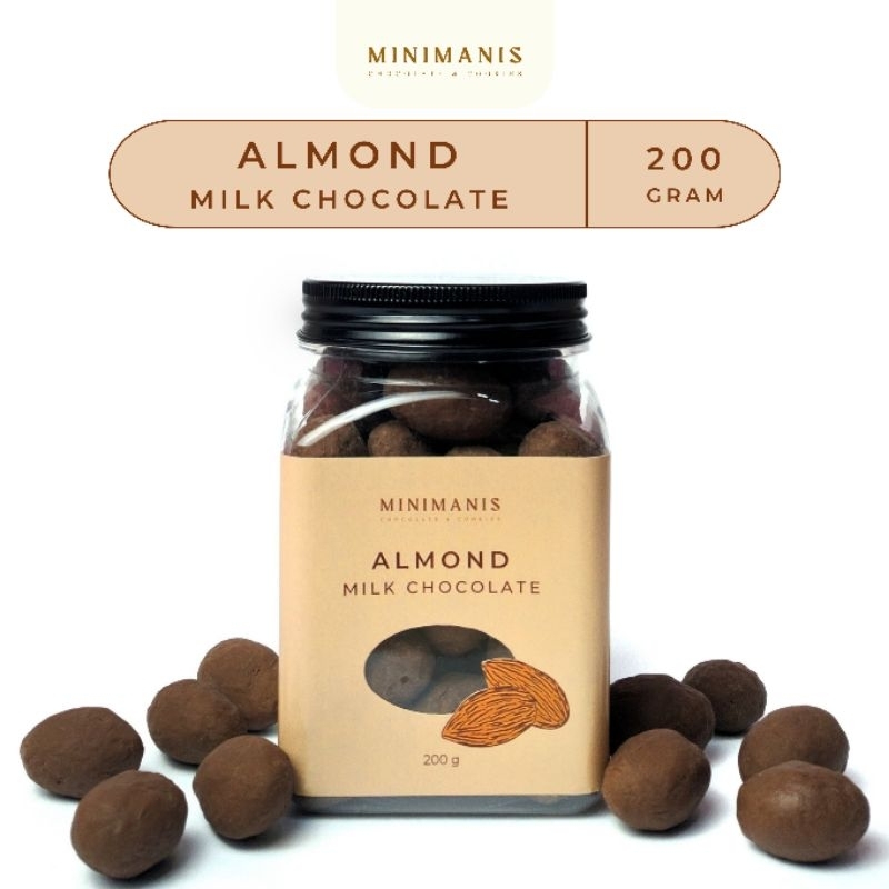 

MINIMANIS Almond Milk Chocolate 200 gram