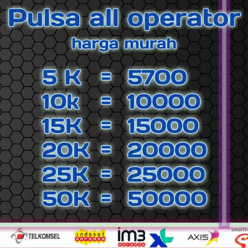 pulsa murah 1000
