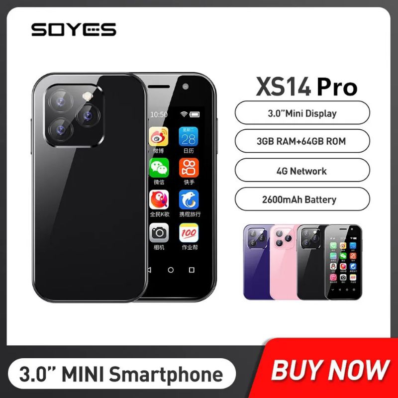 Mini soyes Xs14 ram 3/64gb jaringan 4g