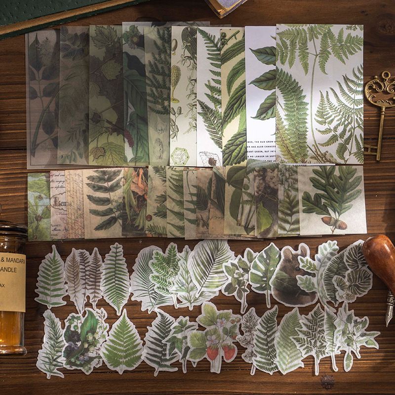 

*YJK* 55pcs Paper Stiker journal kit scrapbook aesthetic