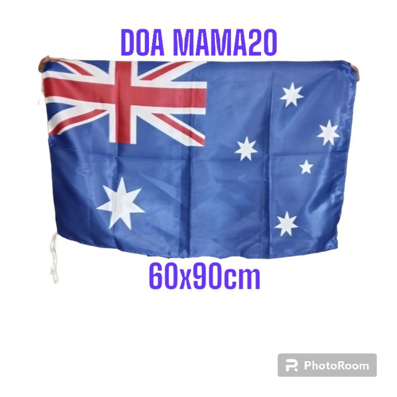 

bendera negara Australia bahan satin