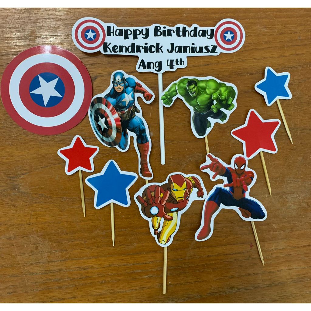 Topper Cake Avengers / Topper Cake Captain America