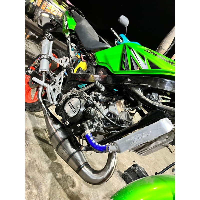 RB knalpot /chember RS-1 Ninja R dan RR perut 40.5 dan 41 stinger 26 27 dan 28 free stiker kabel