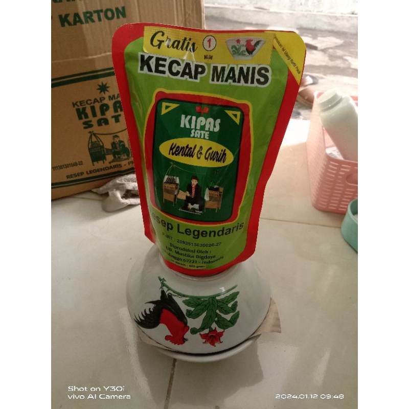 

kecap kipas sate kental dan gurih free mangkok