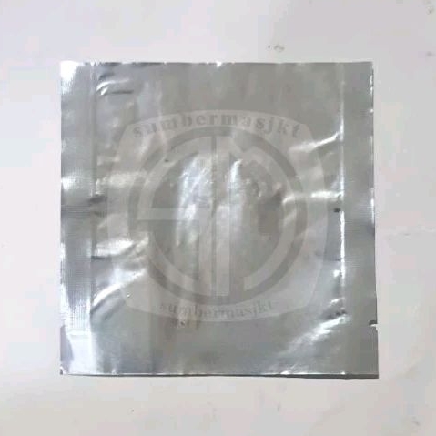 Plastik Aluminium Foil U Seal 9.5x9.5 cm / Kemasan Aluminium Foil