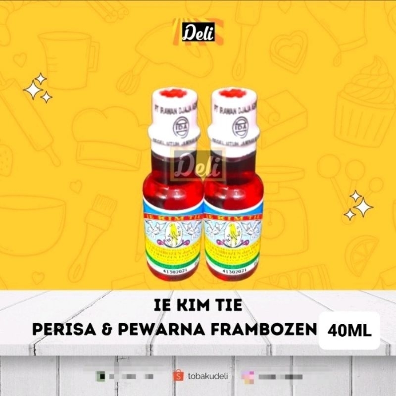

Ie Kim Tie Perisa dan Pewarna Frambozen 40ml
