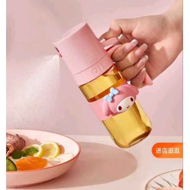 BOTOL SPRAY MINYAK IMPORT / BOTOL MINYAK GORENG LUCU / SPRAY MINYAK MELODY / SPRAY HELLO KITTY
