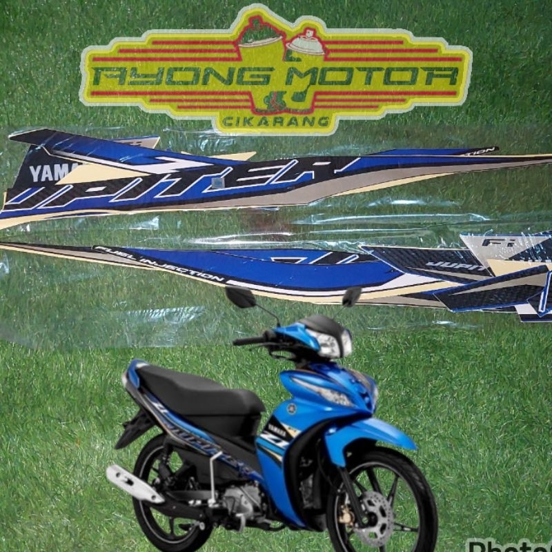 Striping Yamaha Jupiter Z1 2021 Biru Hitam
