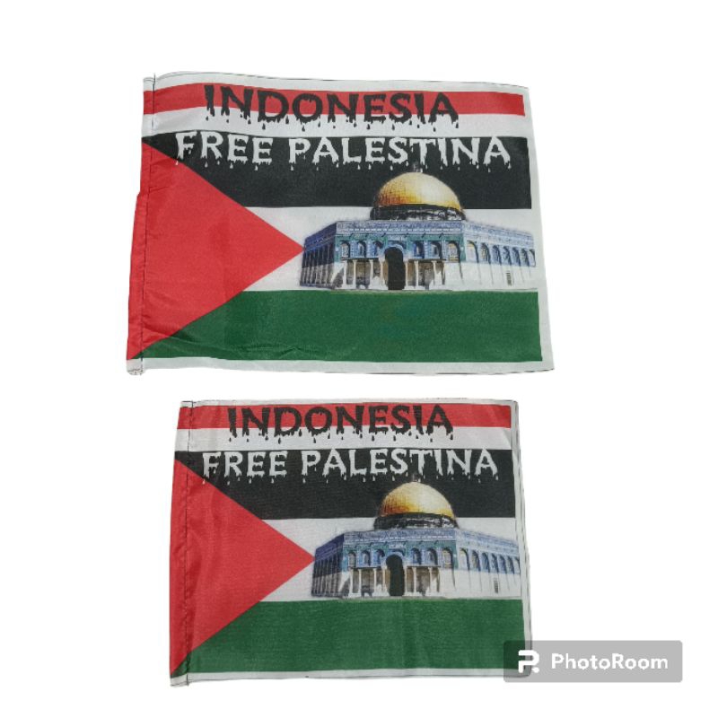 GROSIR BENDERA PALESTINA MINI TERMURAH / BENDERA MINI FREE PALESTINE (TANPA STIK BAMBU)