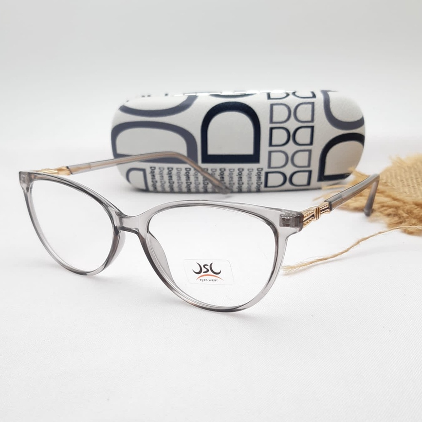 Kacamata Cat Eye Frame 6621 Size 54-16-140mm/Lensa Minus,Cylinder/Photocromic,Antiradiasi,Bluecromic