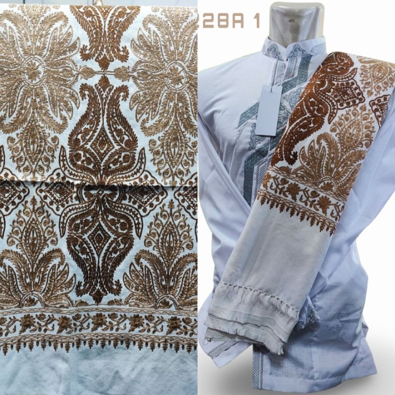 Double Sheep Rida' / Surban Kashmiri Original India Full Bordir bukan sulam atau Printing