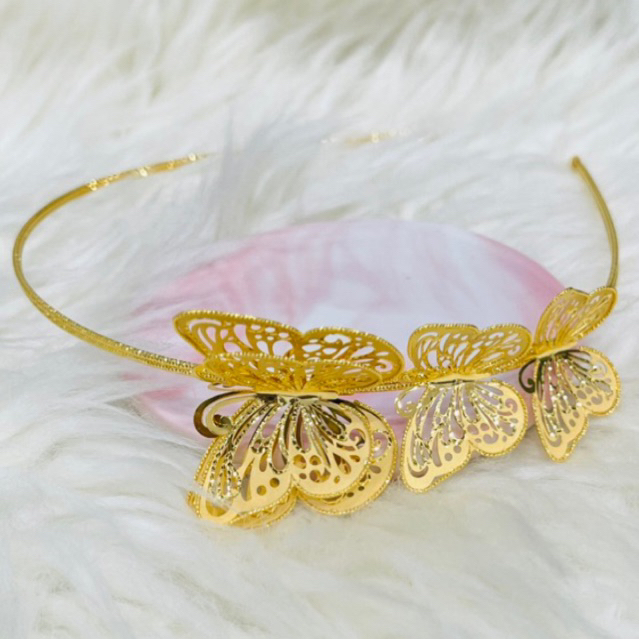 bando kupu kupu kerawang krawang emas asli kadar 700