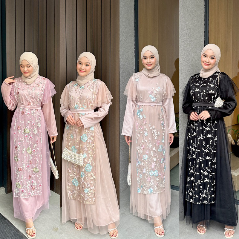 Napusha - Napusha - Rayyana Dress | Dress Lebaran | Dress Kondangan | Dress Outer | Dress Lebaran | 