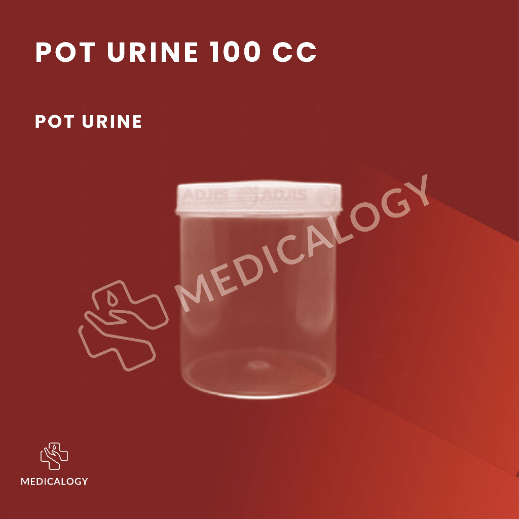 Pot Urine 100 cc Plastik | Container Urine 100ml | Pot Salep | Cup Slime | Dahak
