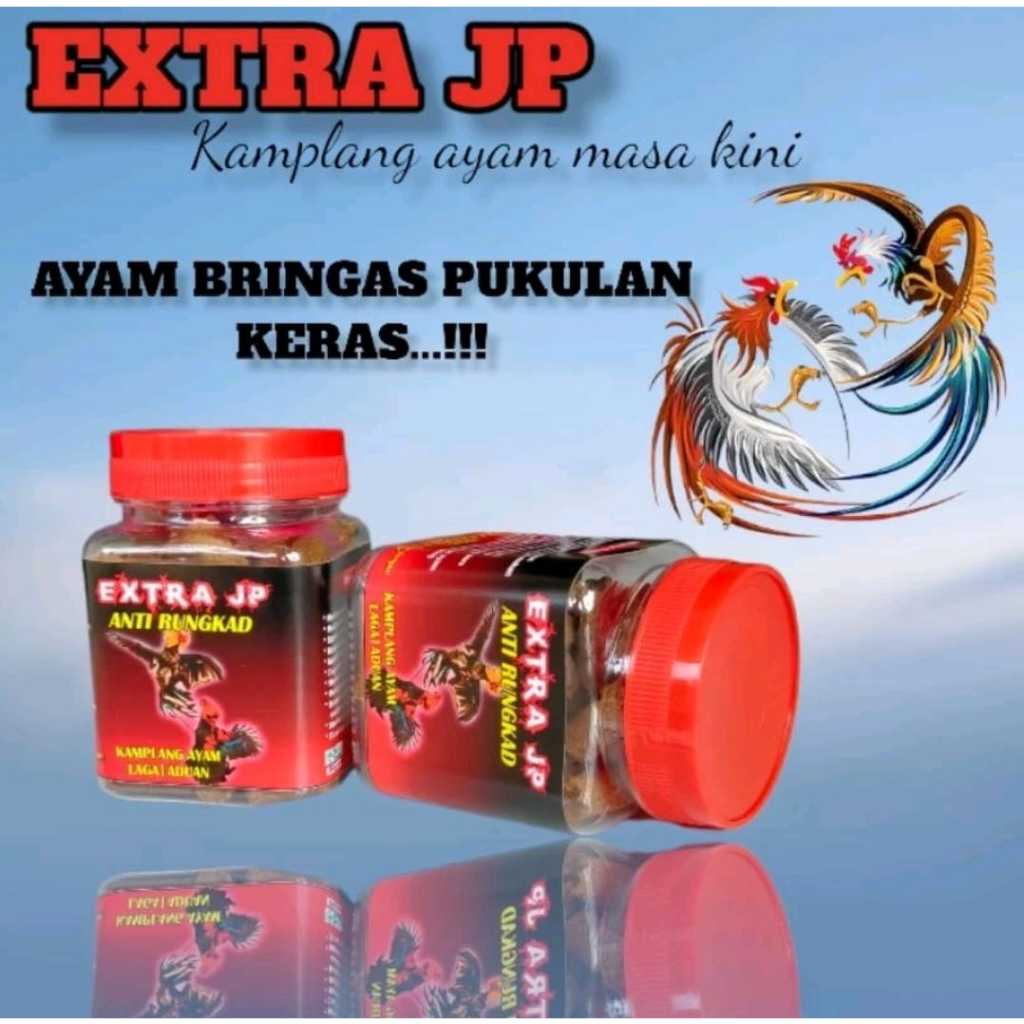 JAMU AYAM EXTRA JP KAMLANG AYAM BRINGAS PUKULAN KERAS DOPING JAMU AYAM ADUAN