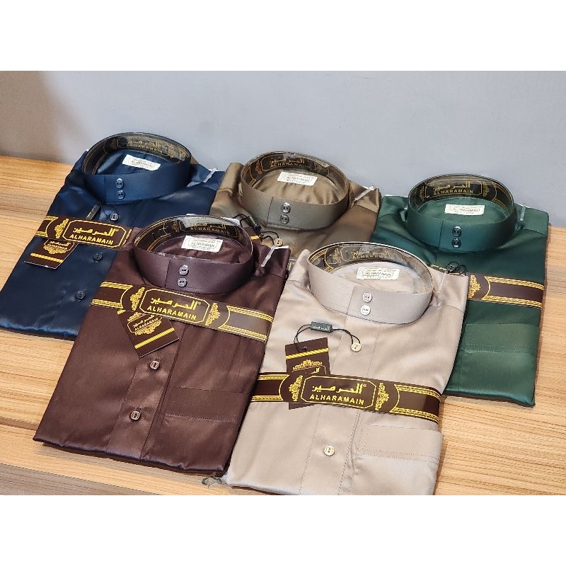 GRATIS PARFUM Gamis Saudi Jubah Al Haramain WARNA