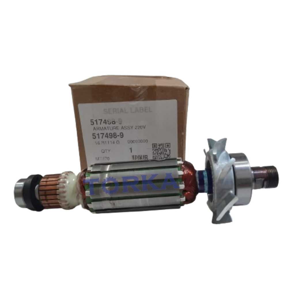 Armatur Trimmer MAKTEC MT370 Original Angker Mesin Profil
