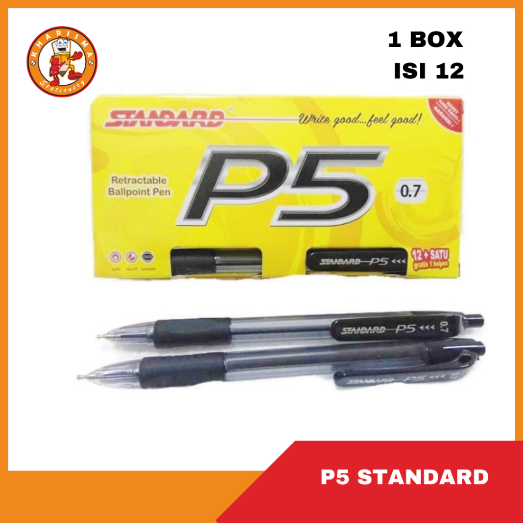 

BALLPOINT / BOLPEN / PULPEN STANDARD P5 0.7 MURAH (1PACK)
