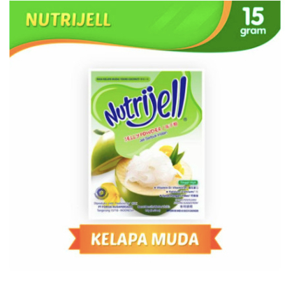 

Nutrijel jelly instan Kelapa Muda 1 Kotak isi 12 Sachet