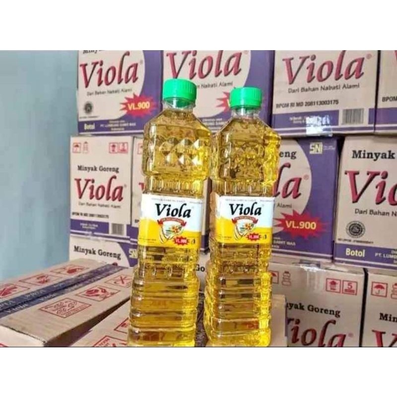 

Minyak goreng kemasan botol Viola VL900 (750ml) per dos (isi 12 pcs) Exp Jun 2028