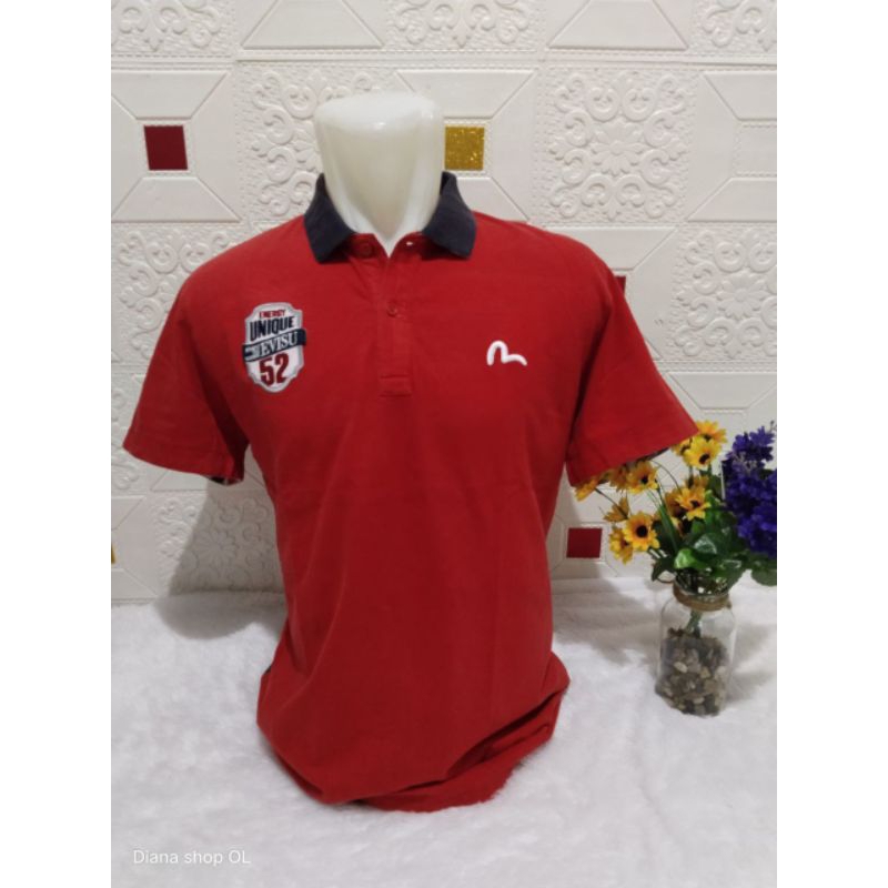 kaos kerah polo evisu