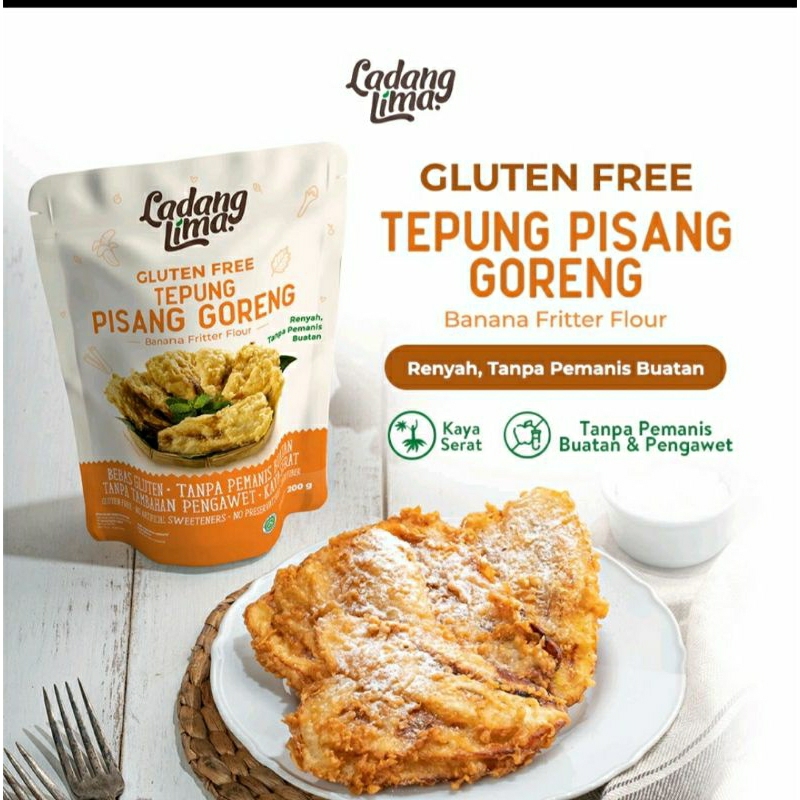 

Tepung pisang goreng 200gr | gluten free Ladang Lima