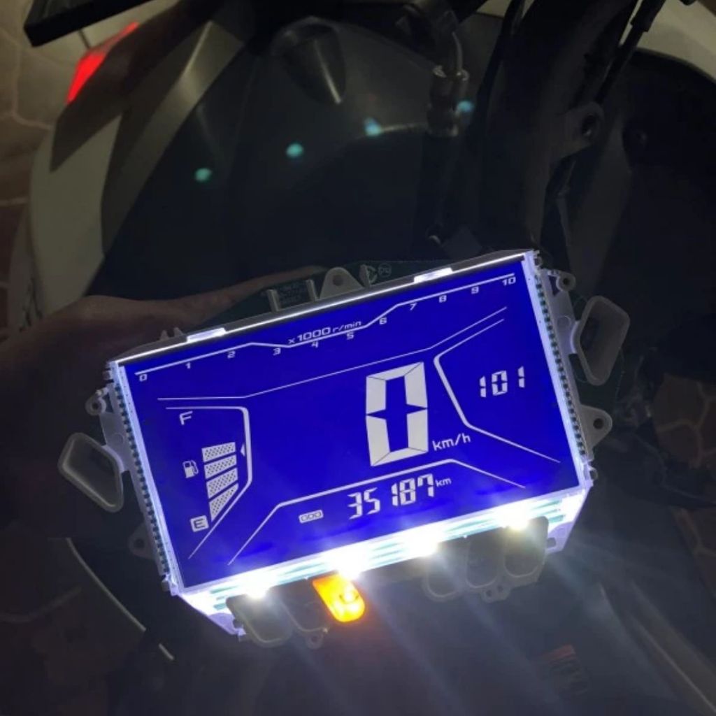 Polarizer Speedometer Yamaha Aerox Polaris Aerox Sunburn LCD Jam Kalkulator