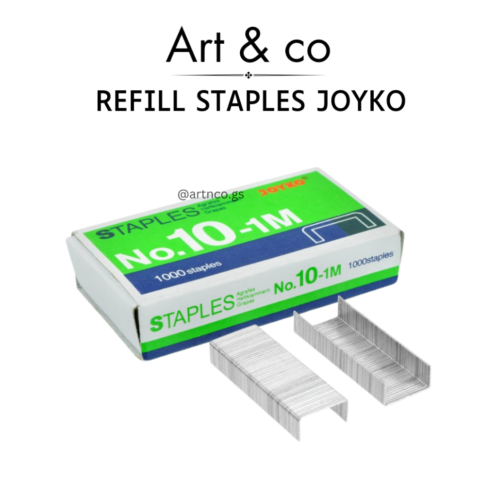 

Refill Staples Joyko no. 10 1 Box / Isi Stapler