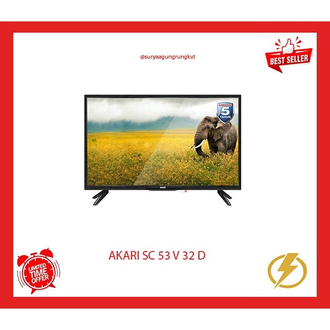 LED TV AKARI 32 INCH SMART CONNECT - SC 53 V 32 D