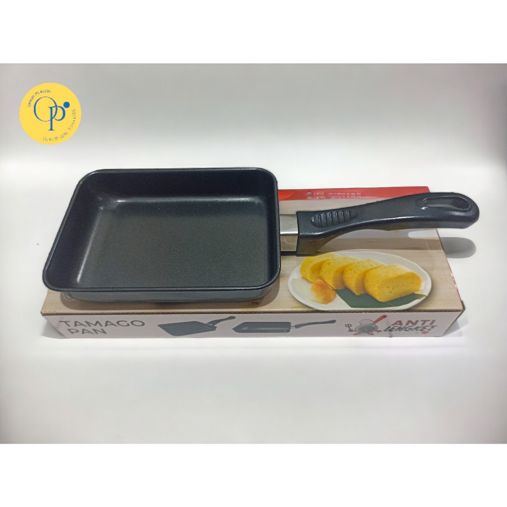 Maspion Tamago Pan / Teflon Kotak / Teflon Dadar Telur / Teplon Anti Lengket Single Handle