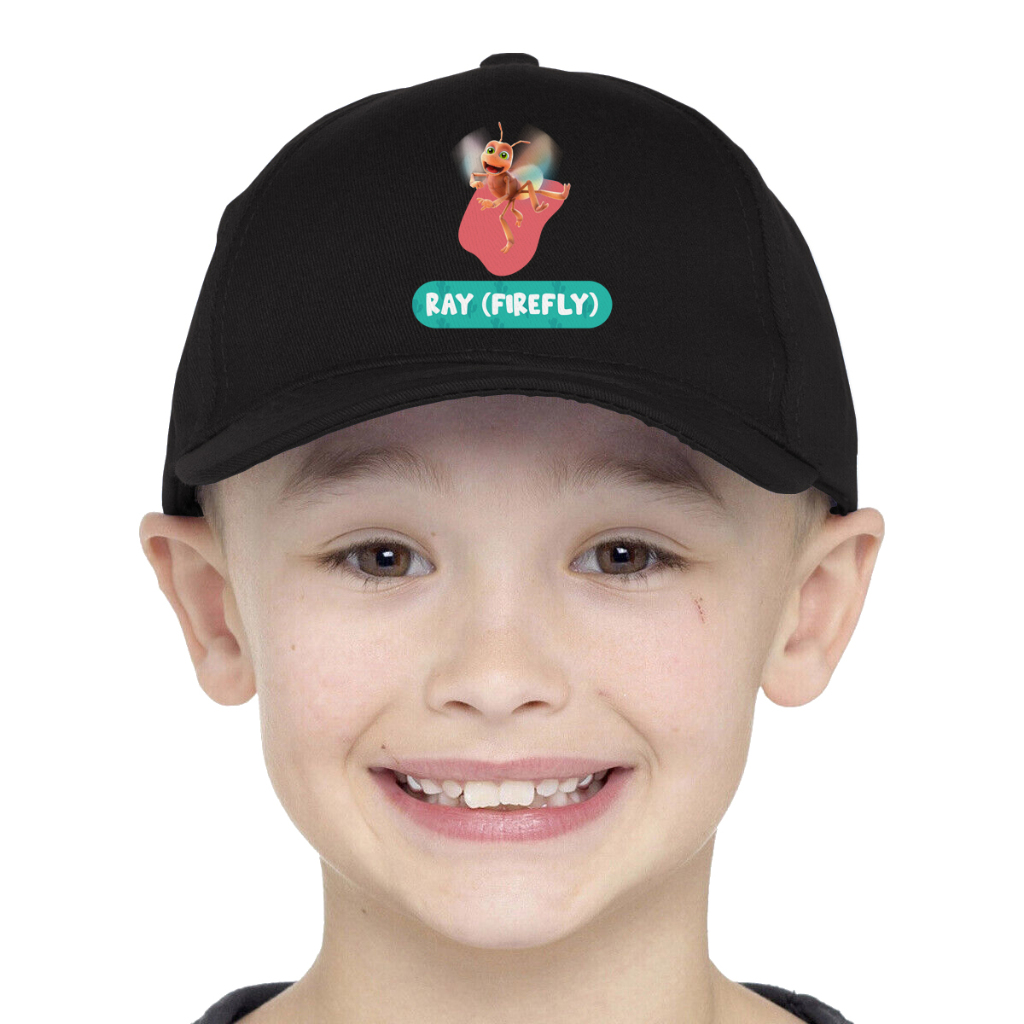 Topi Anak Gambar Karakter Jungle Ray Firefly Hewan Custom Nama JGB-12