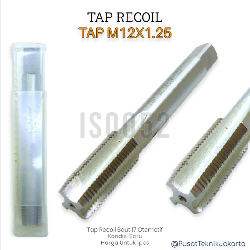 tap recoil m12x1.25 tap recoil baut 17 otomotif