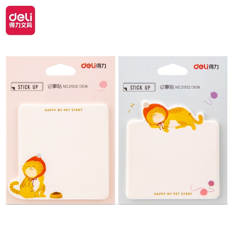 

Deli | Sticky Note Sticky UP Happy My Pet | 30 lembar | 21512