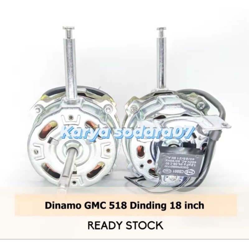 Dinamo Kipas Angin GMC 18 inch Terbaru CodDinamo Kipas Angin Dinding GMC 518 18inch / Baling Baling 