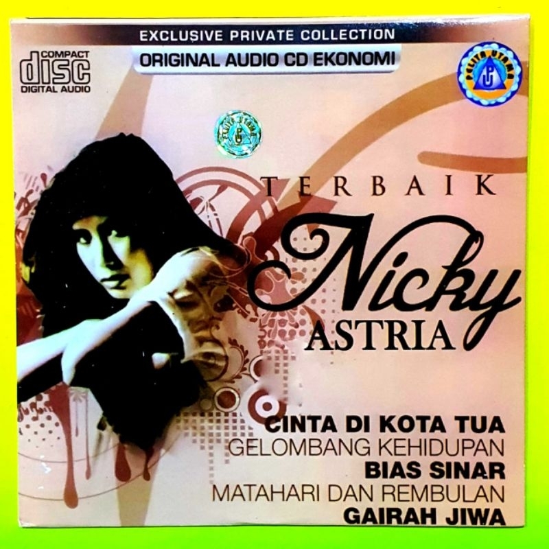 KASET CD CIMPACT DISC LAGU NICKY ASTRIA-CD LAGU POP INDONESIA-CD LAGU MOBIL ORIGINAL-CD LAGU POP 80A