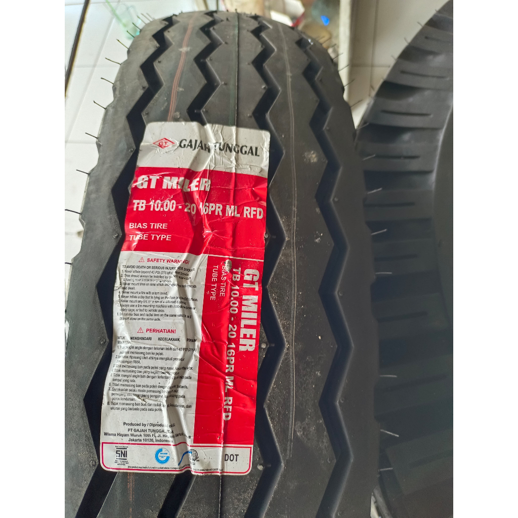 Ban Truck Gajah Tunggal 1000-20 16PR GT Miller RFD