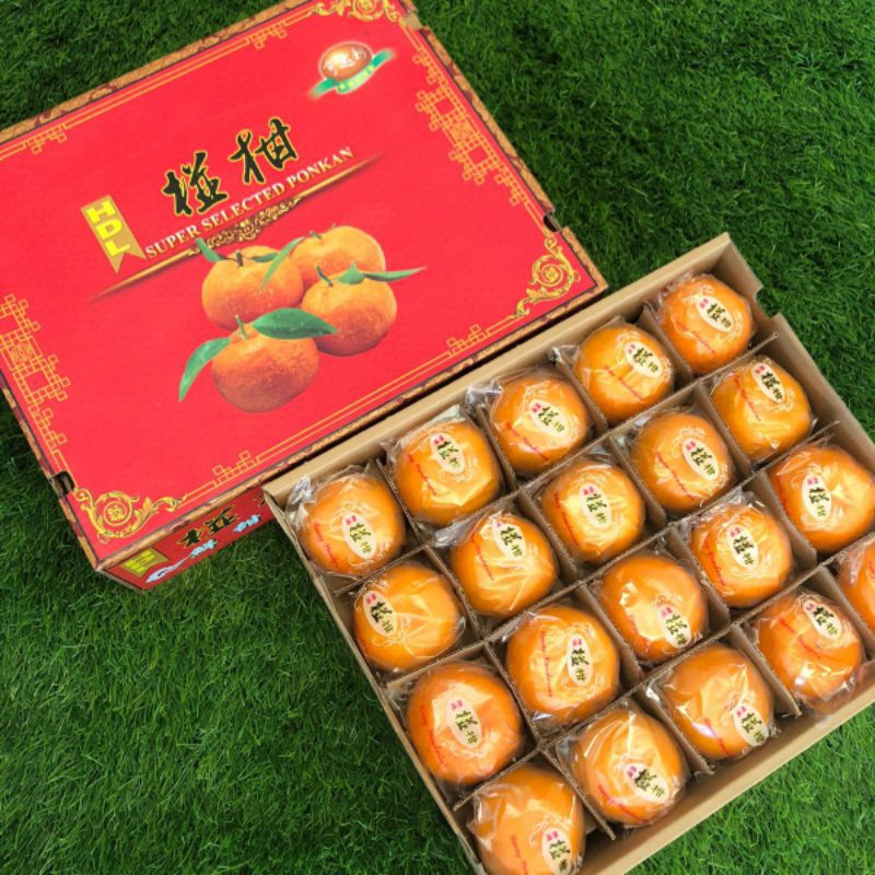 Jeruk Ponkam Giftpack HDL Edisi Imlek Isi 40 Pcs/Dus