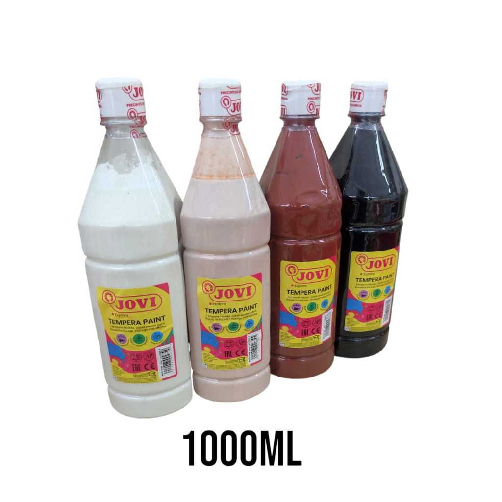 

Jovi Liquid Poster Paint 1000ml Putih coklat hitam