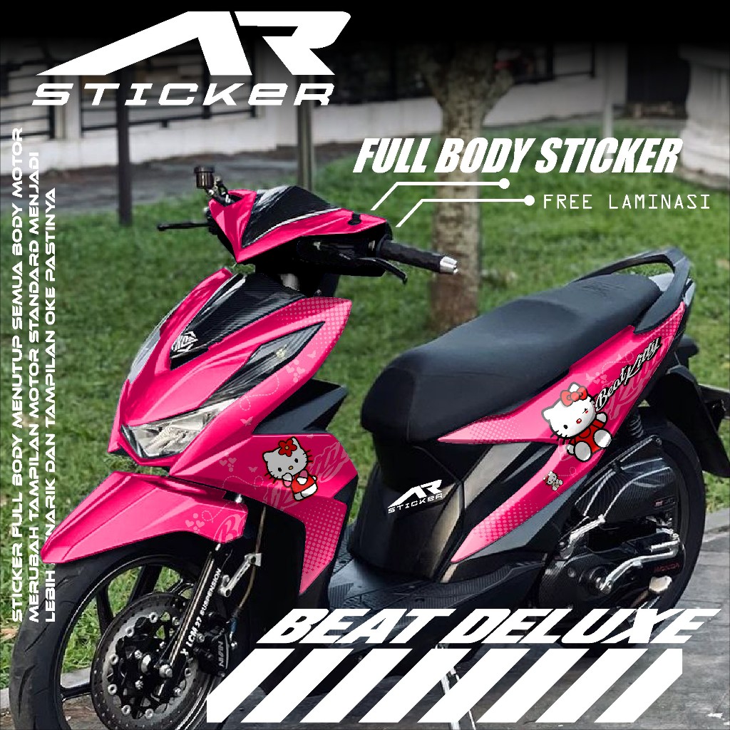 Sticker Motor Full Body Honda Beat Deluxe Beat Street CBS Decal Stiker Beat 2020 2021 2022 2023 Desi