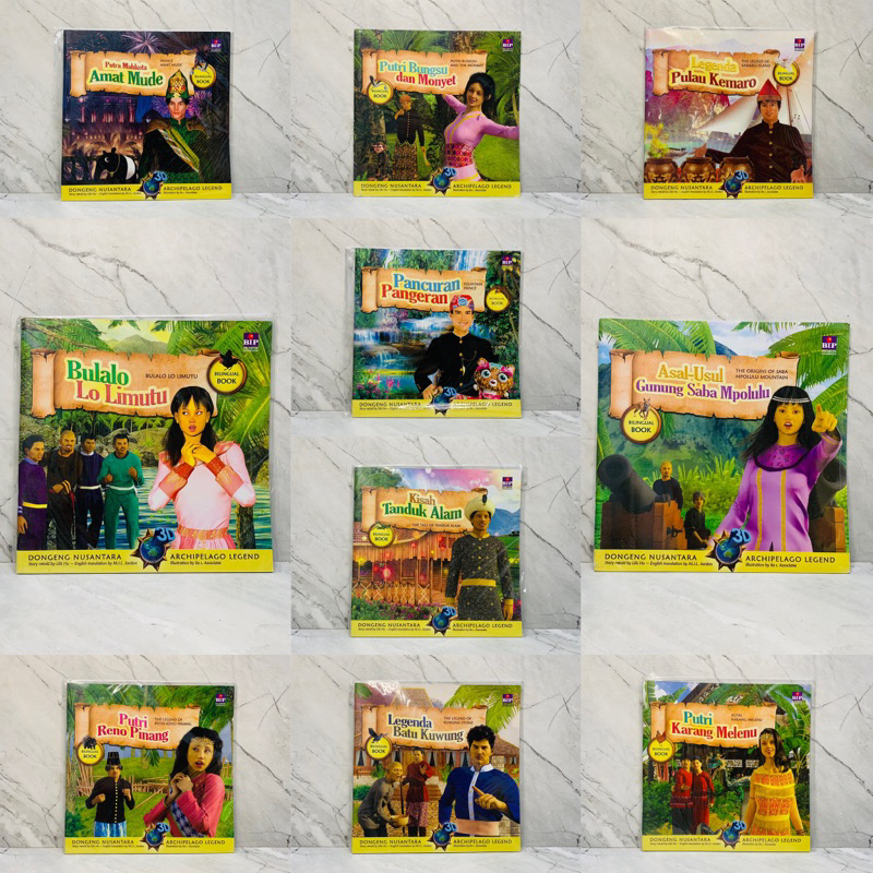 Buku Cerita Anak Dongeng Nusantara 3D