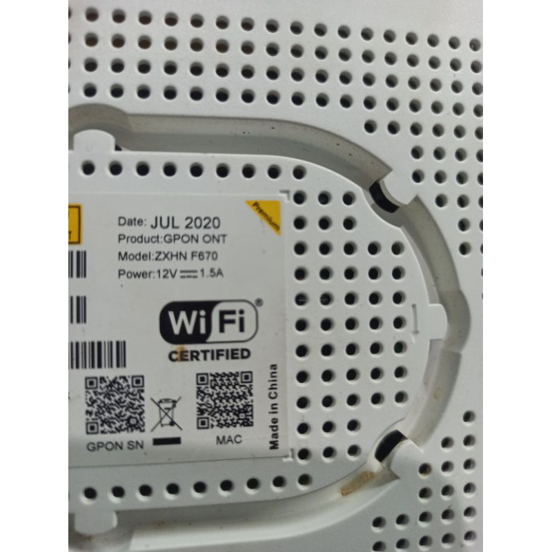 router zte f670 premium