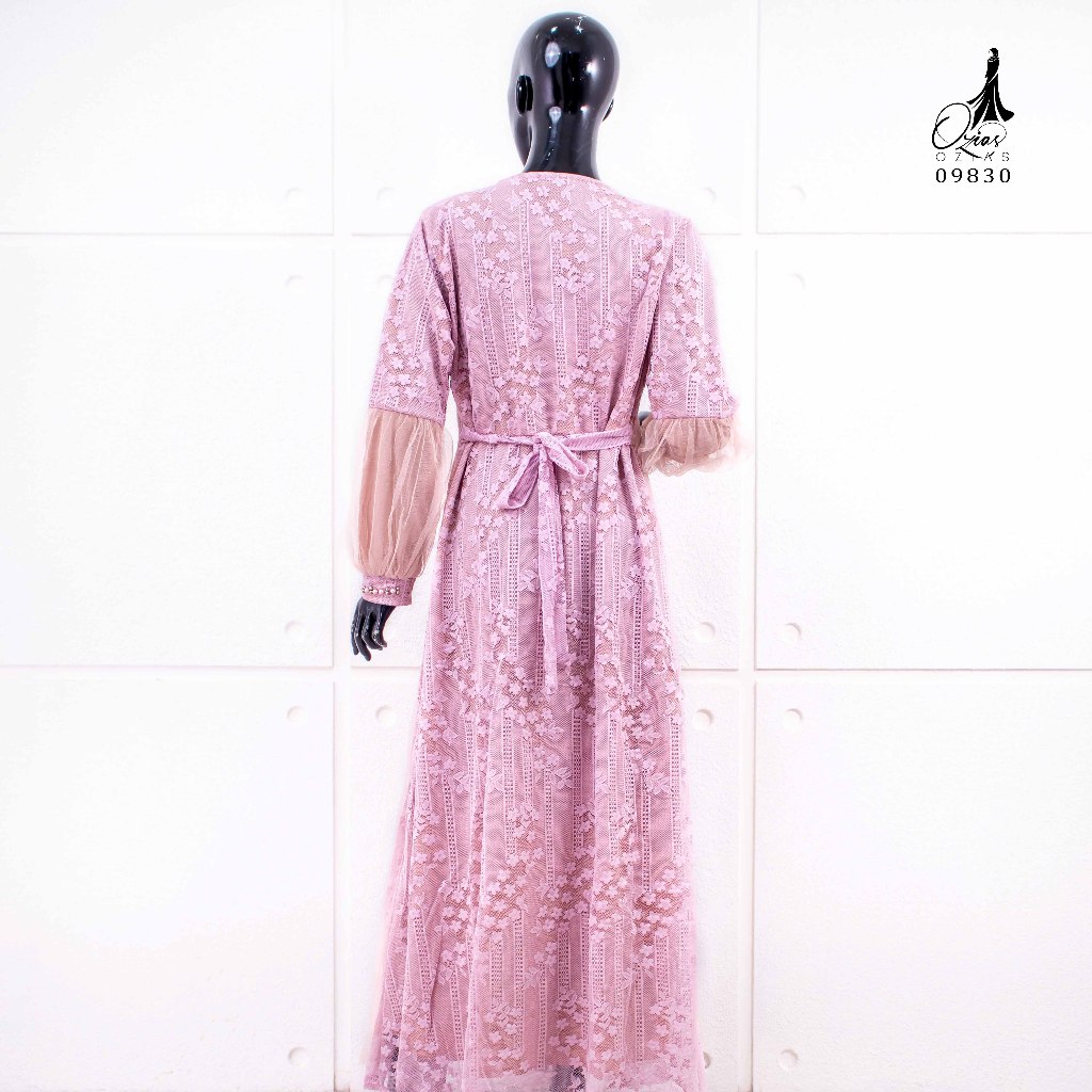 Ozias - Gamis Brokat Garden Lace 09830 Ld 105-5