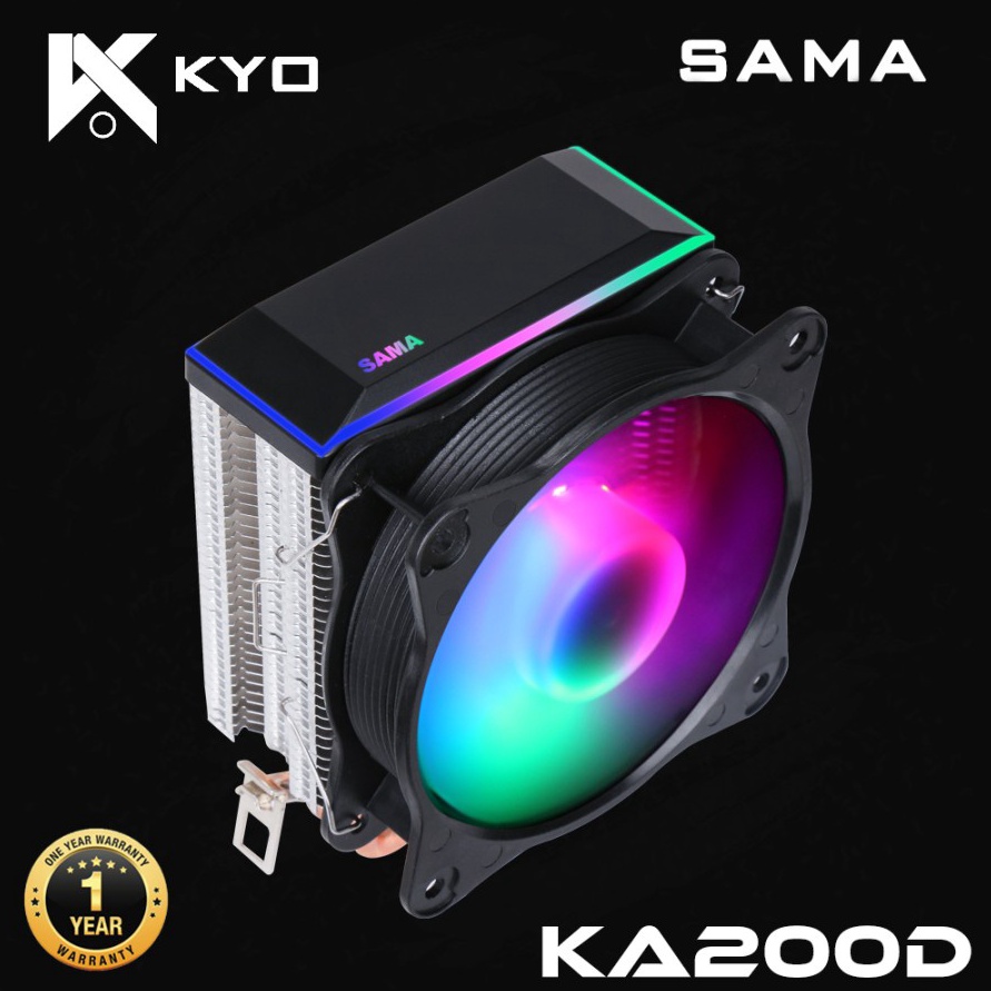ART W86G KYO SAMA KA2D CPU COOLER RGB FAN PROCESSOR COOLER RGB 2 Heatpipe
