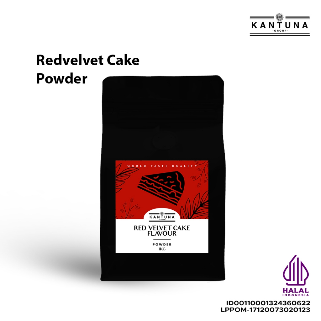 

Kantuna Redvelvet Cake Powder - Rasa Redvelvet Cake Cafe/Kafe/Bisnis