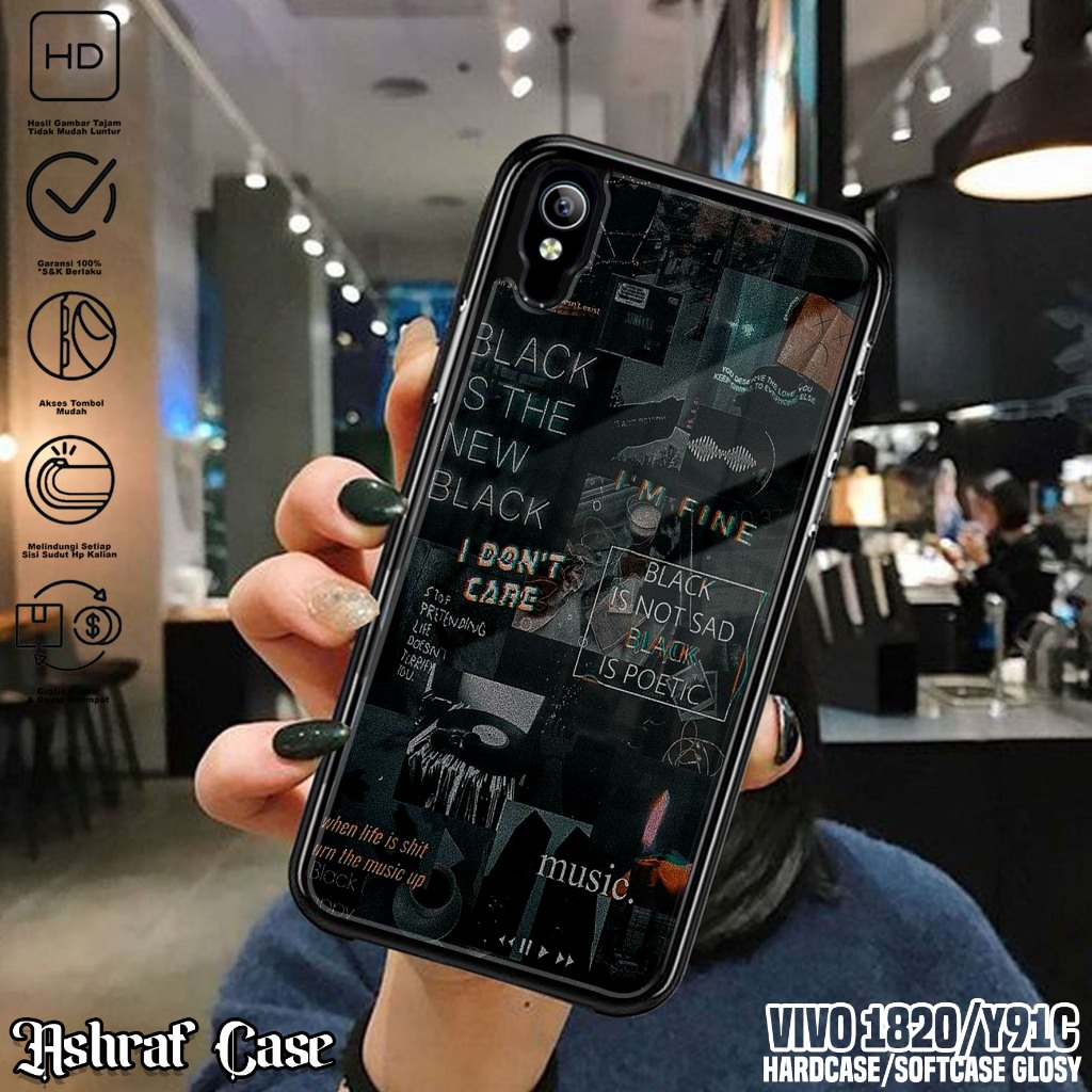 Case VIVO Y91C / 1820 - Casing Hp VIVO 1820 / Y91C ( AESTH ) Silikon Hp Vivo 1820 - Kesing Hp VIVO Y