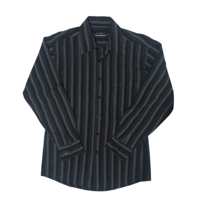 Original Aramis Kemeja Garis Lengan Panjang