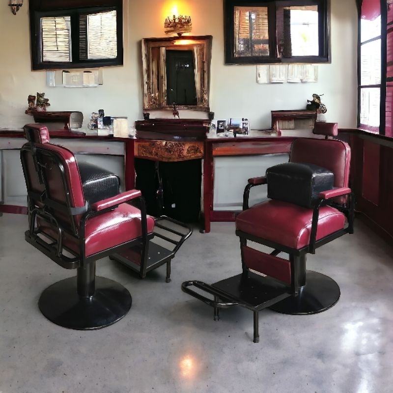 Kursi Barbershop Klasik Kursi Juara Tipe J6 Kursi Pangkas Rambut Alat Cukur Rambut