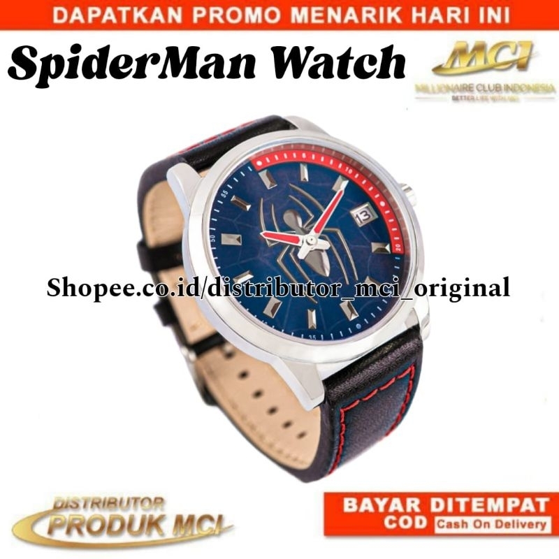 JAM TANGAN SPIDERMAN MCI ORIGINAL _ JAM TANGAN MCI _ JAM TANGAN KESEHATAN _ JAM TANGAN ANAK DAN DEWA