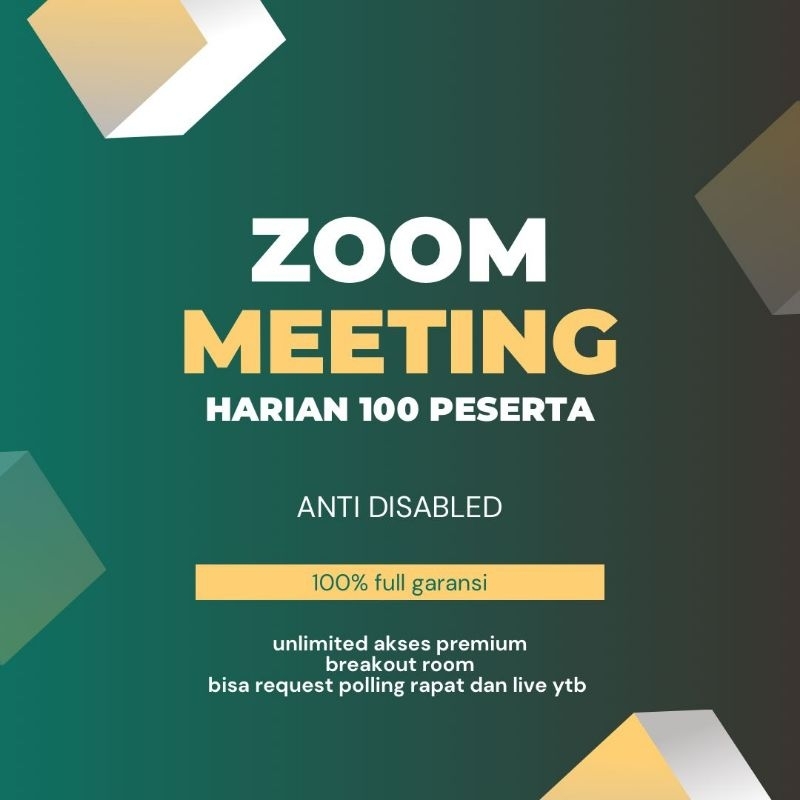 zoom meeting harian (1 hari)